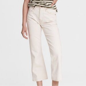 RAG & BONE ECRU MAYA JEANS